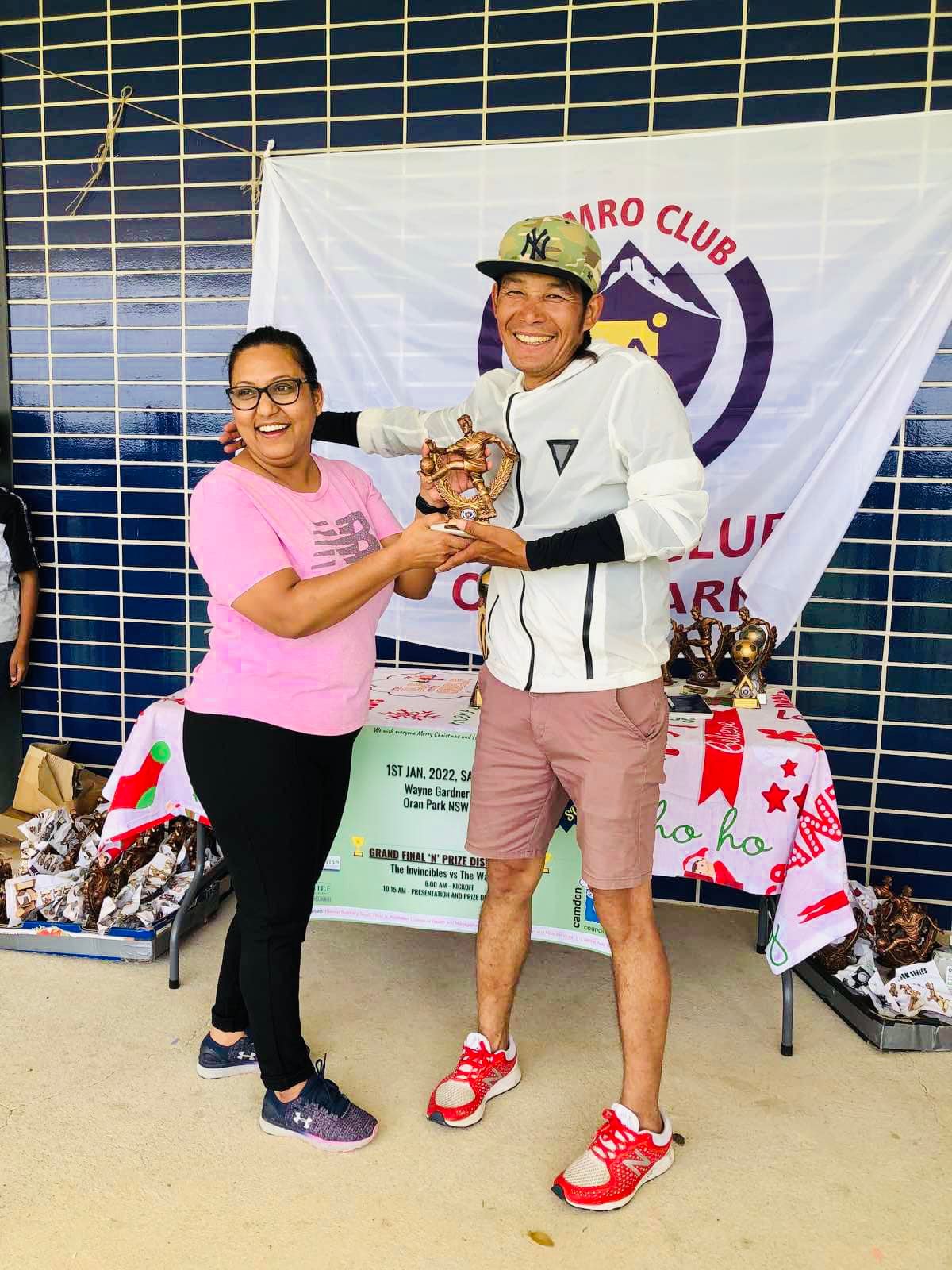 Runner up “The Invincibles” team captain - Surendra